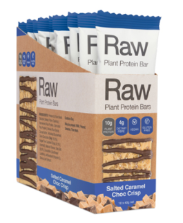 Amazonia Raw Protein Bar Salted Caramel 10 Pack