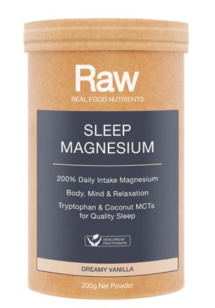 Amazonia Raw Real Food Nutrients Sleep Magnesium Dreamy Vanilla 200g
