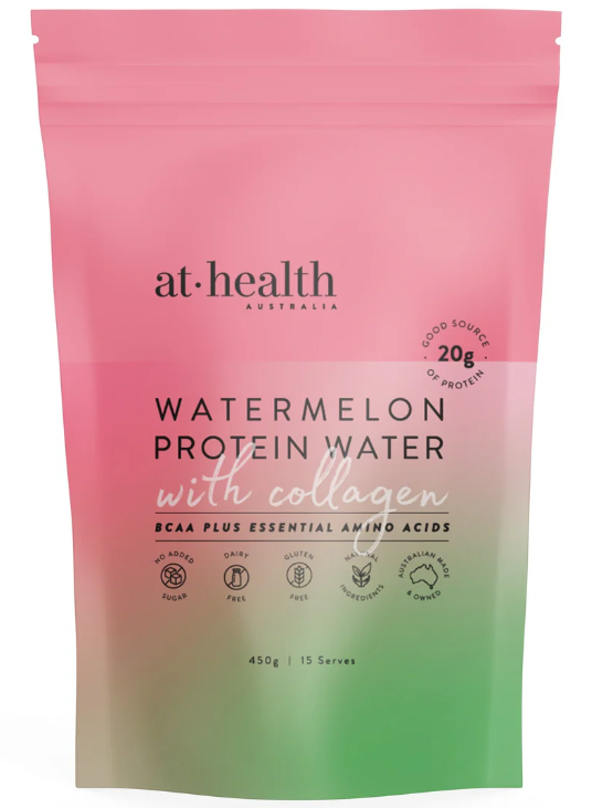 At Health Australia Watermelon Protein Water with Collagen 450g