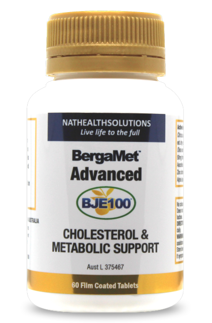 BergaMet Advanced BJE100 Cholesterol & Metabolic Support 60Tabs