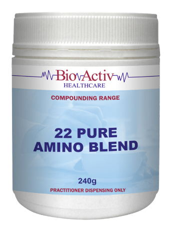 BioActiv Healthcare 22 Pure Amino Blend 240g
