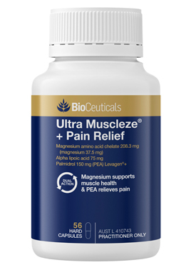 BioCeuticals Ultra Muscleze + Pain Relief 56Caps