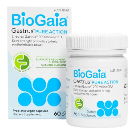 BioPractica Biogaia Gastrus Pure Action 60 Chewable Tabs