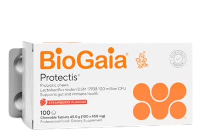 BioGaia Protectis Chewable Tablets Strawberry 100 Pack
