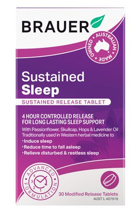 Brauer Sustained Sleep 30Tabs
