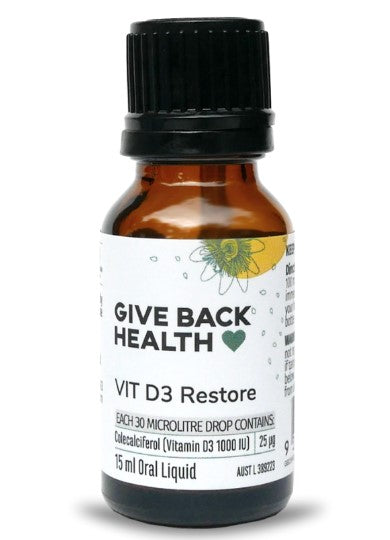 Give Back Health Vit D3 Restore 15ml