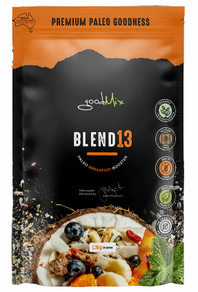 GoodMix Blend 13: Grain Free, Paleo Bircher Muesli - Paleo Breakfast Booster 1.3kg