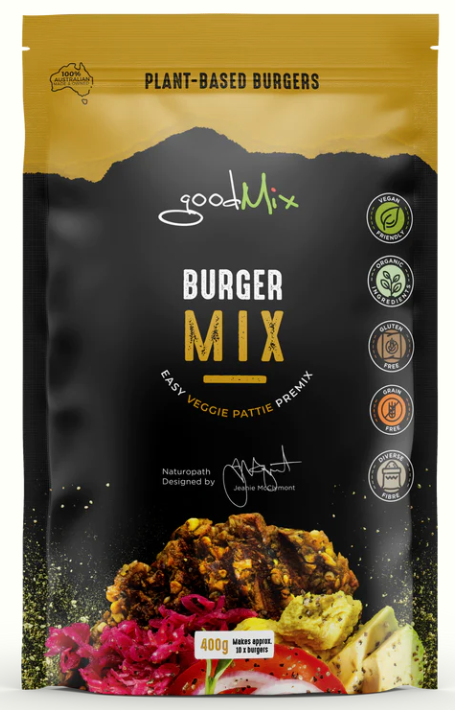 GoodMix Burger Mix Easy Vegan Burger Patties 400g