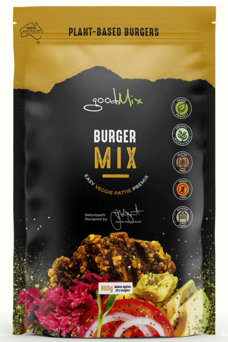 GoodMix Burger Mix Easy Vegan Burger Patties 800g