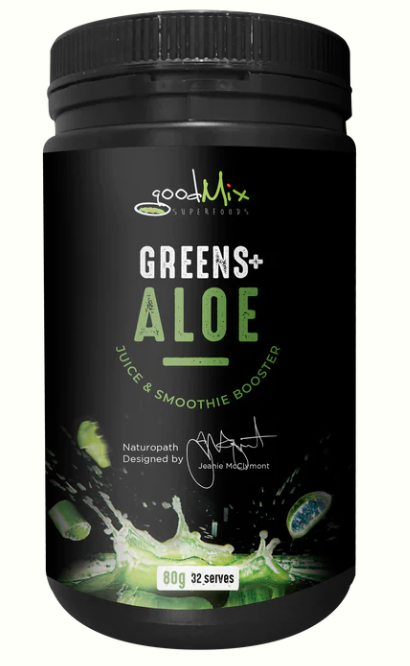 GoodMix Greens + Aloe Australian Organic Greens Juice & Smoothie Booster 80g