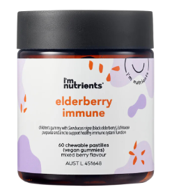 I’m Nutrients Elderberry Immune 60 Chewable Pastilles