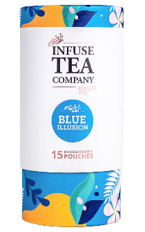 Infuse Tea Company Blue Illusion Tea Pouches 15 Pack