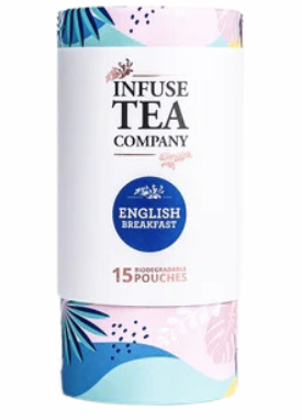Infuse Tea Company English Breakfast Tea Pouches 15 Pack