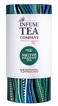 Infuse Tea Company Native Breakfast Tea Pouches 15 Pack