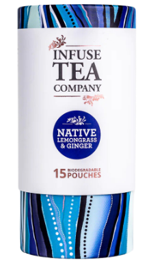 Infuse Tea Company Native Lemongrass & Ginger Loose Tea Pouches 15 Pack