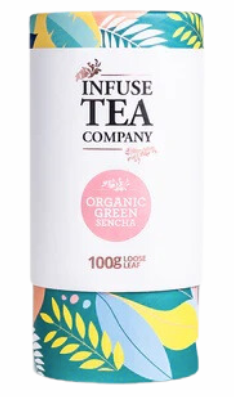 Infuse Tea Company Organic Green Sencha Loose Leaf Tea 100g