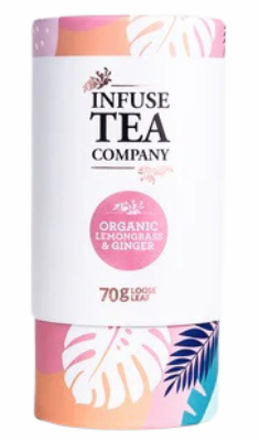 Infuse Tea Company Organic Lemongrass & Ginger Loose Leaf Tea 70g