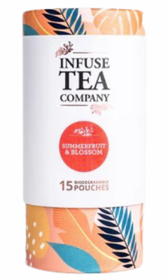 Infuse Tea Company Summer Fruit & Blossom Tea Pouches 12 Pack