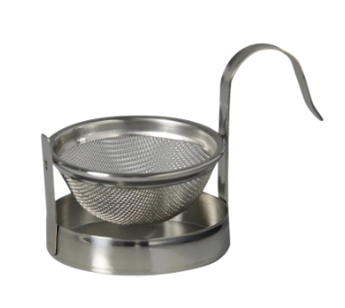 Infuse Tea Company Swivel Tea Strainer with Drop Tray