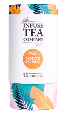 Infuse Tea Company White Orchard Tea Pouches 15 Pack