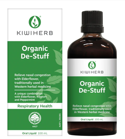 Kiwiherb Organic De-Stuff 100ml