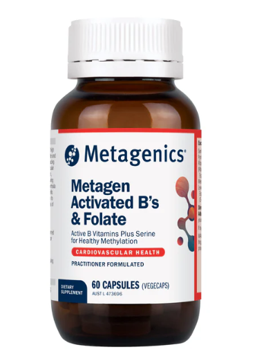 Metagenics Metagen Activated B's & Folate 60Caps