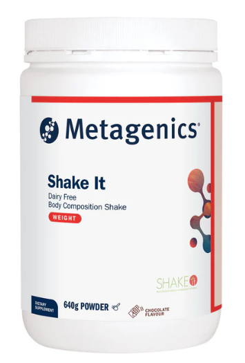 Metagenics Shake It Dairy Free Body Composition Shake Chocolate 640g