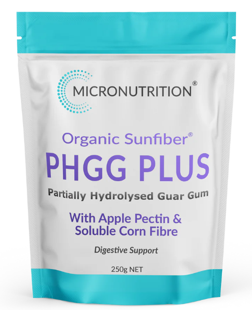 Micronutrition Organic Sunfiber PHGG Plus Partially Hydrolysed Guar Gum 250g