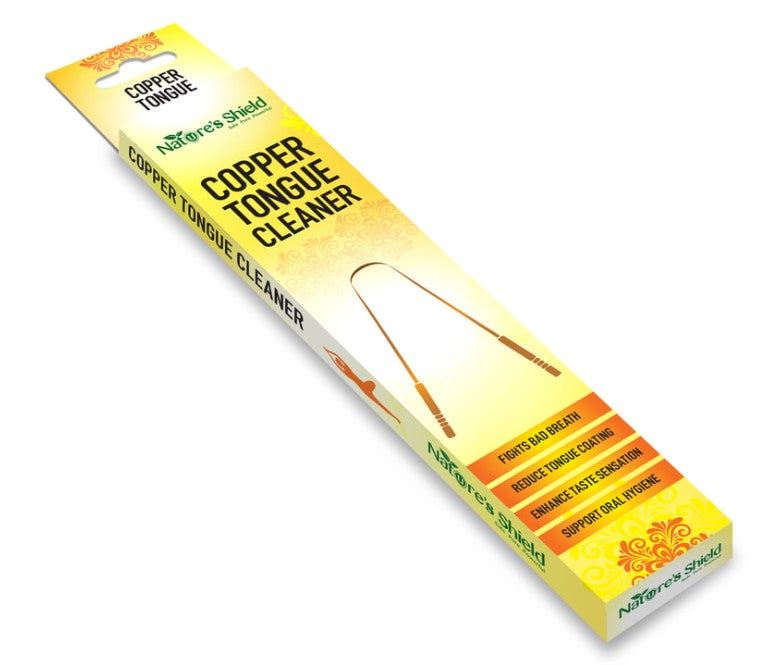 Nature's Shield Copper Tongue Scraper