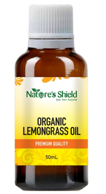 Nature's Shield Organic Lemongrass Oil 50ml
