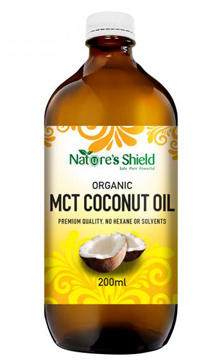 Nature's Shield Organic MCT Coconut Oil 200ml