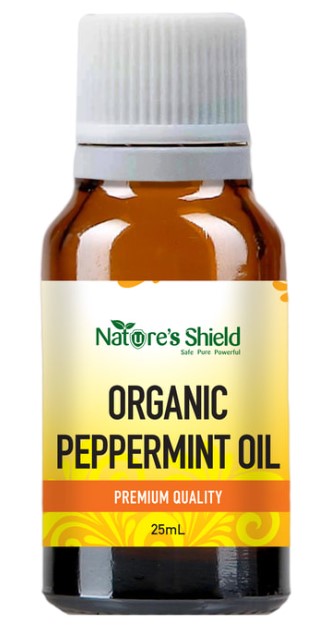 Nature's Shield Organic Peppermint Oil 25ml