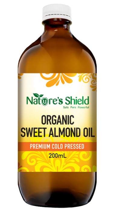 Nature's Shield Organic Sweet Almond Oil 200ml
