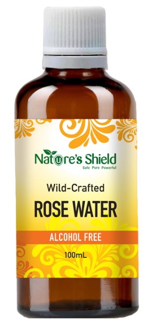 Nature's Shield Wild Crafted Rose Water 100ml
