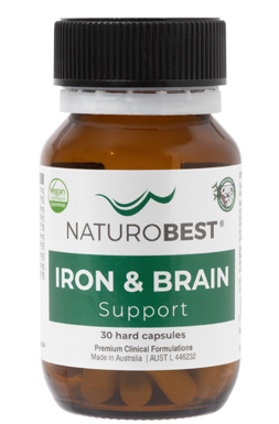 NaturoBest Iron & Brain Support 30Caps