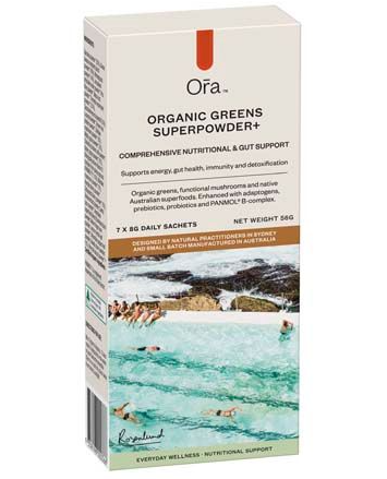 Ora Health Organic Greens SuperPowder 7-Day Pack