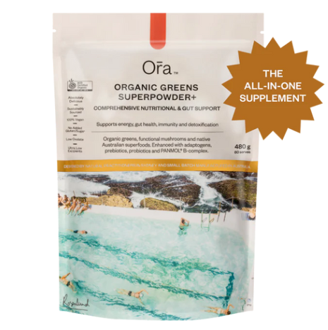 Ora Health Organic Greens SuperPowder+ 480g