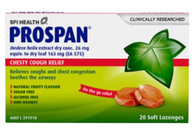 Prospan Chesty Cough Relief Lozenges 20 Pack