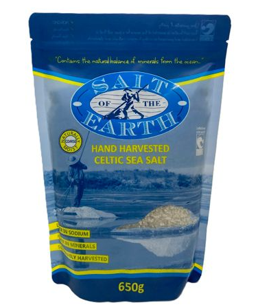 Salt of the Earth Coarse Hand Harvested Celtic Sea Salt 650g