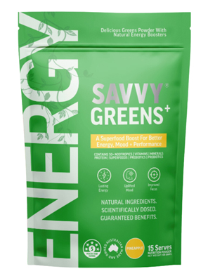 Savvy Greens+ Energy 100g