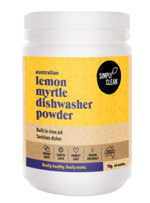 Simply Clean Australian Lemon Myrtle Dishwasher Powder 1kg