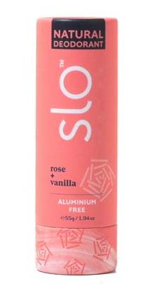 Slo Naturals Deodorant Rose + Vanilla 55g