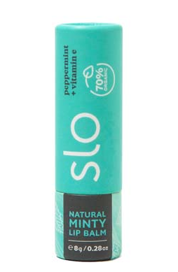 Slo Naturals Lip Balm Peppermint + Vitamin E 8g