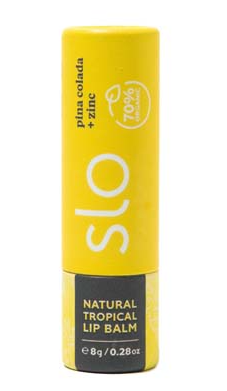 Slo Naturals Lip Balm Pina Colada + Zinc 8g
