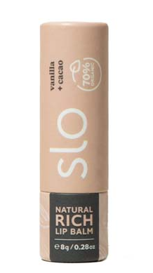 Slo Naturals Lip Balm Vanilla + Cacao 8g