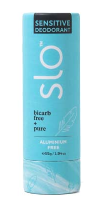 Slo Naturals Sensitive Deodorant Bicarb Free + Pure 55g