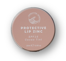 SunButter SPF15 Protective Lip Zinc - Cacao Tint