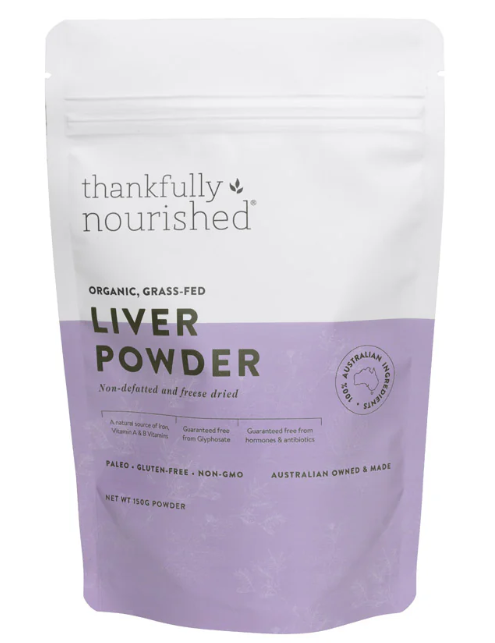Thankfully Nourished Australian Organic Beef Liver Powder 150g