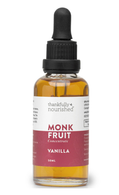 Thankfully Nourished Monk Fruit Concentrate Vanilla 50ml
