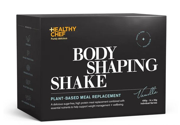 The Healthy Chef Body Shaping Shake Vanilla 14x Sachets